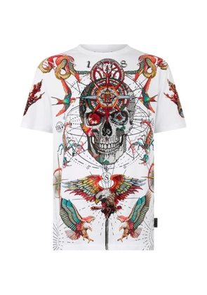 Philipp Plein printed-detail T-shirt - White