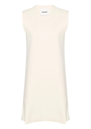 Jil Sander sleeveless mini dress - Neutrals
