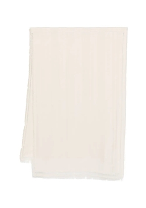 Elisabetta Franchi fringed scarf - Neutrals