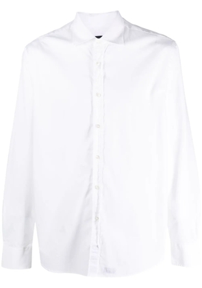 Deperlu long-sleeve cotton shirt - White