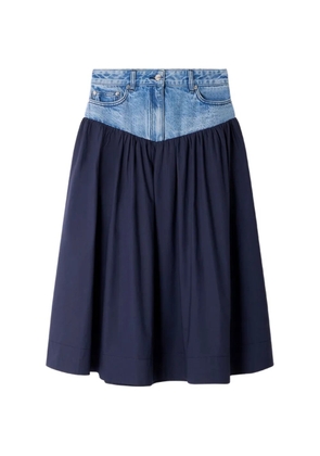SANDRO flared midi skirt - Blue