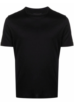 Emporio Armani logo-patch short-sleeve T-shirt - Black