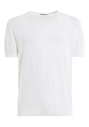John Smedley crew neck T-shirt - White