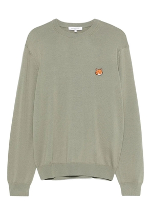 Maison Kitsuné Fox Head sweater - Green