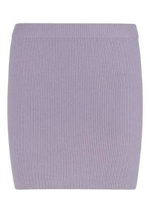 SABLYN knitted mini skirt - Purple