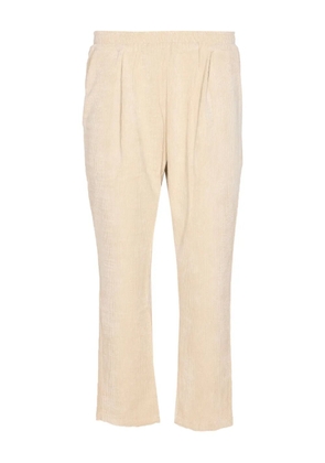 Family First elastic-waist corduroy trousers - Neutrals