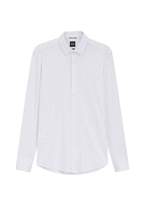 BOSS P-HANK-S-K-261 patterned shirt - White