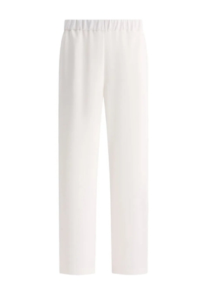 F.It elastic-waist trousers - White