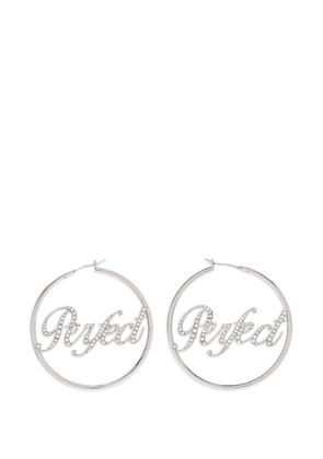 Marc Jacobs crystal-embellished hoop earrings - Silver
