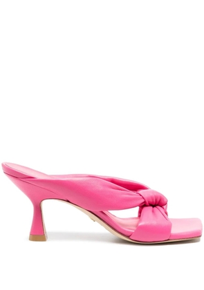 Stuart Weitzman slip-on square-toe sandals - Pink