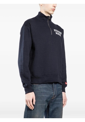 Human Made half-zip sweatshirt - Blue