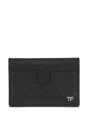 TOM FORD logo-plaque cardholder - Black