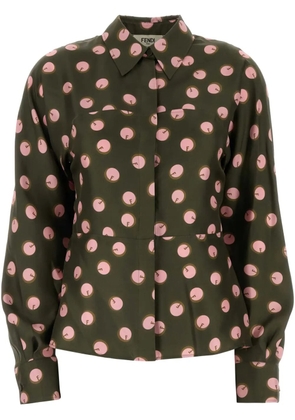 FENDI silk shirt - Green