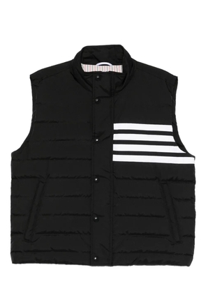Thom Browne ripstop down-filled 4-Bar gilet - Black
