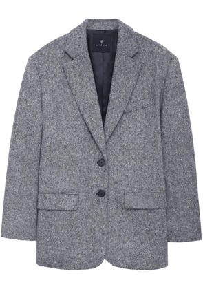 ANINE BING Quinn notched-lapels blazer - Black