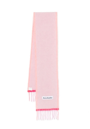 Acne Studios fringed scarf - Pink