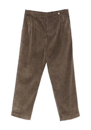 Myths Poseidone pleated corduroy trousers - Brown