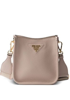 Prada mini leather shoulder bag - Neutrals