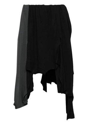 Acne Studios T-shirt patchwork skirt - Grey