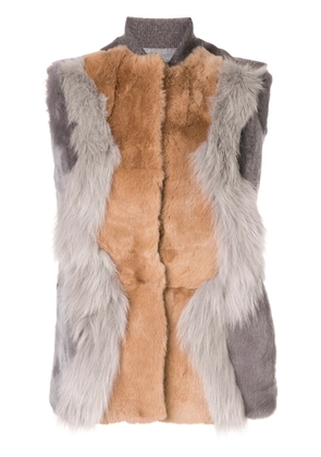 Lorena Antoniazzi wool blend gilet - Grey