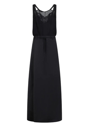 Balenciaga patched maxi dress - Black