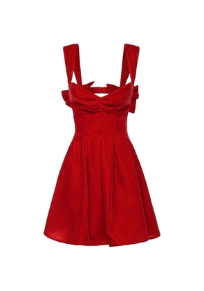 For Love And Lemons August bow mini dress - Red