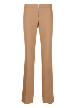 Stella McCartney zip-up slim-fit trousers - Brown