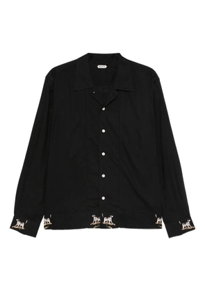 BODE embroidered-motif shirt - Black