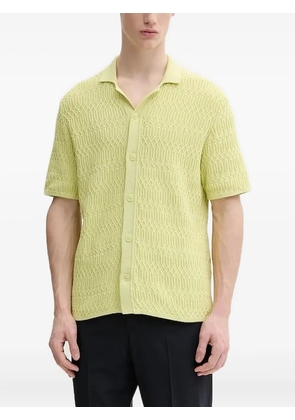 SAMSOE SAMSOE textured buttoned polo shirt - Green