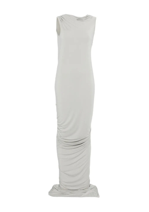 Rick Owens Lilies draped ruched maxi dress - Grey