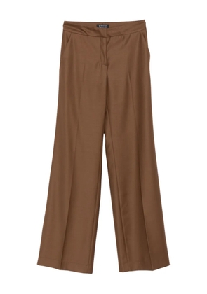 Gianluca Capannolo pleated wide-leg trousers - Brown