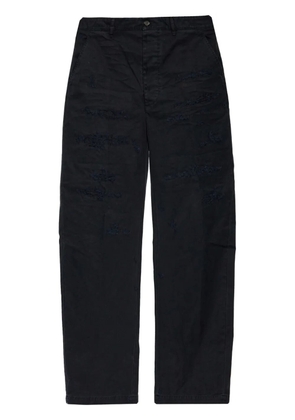 DSQUARED2 ripped loose-fit trousers - Blue