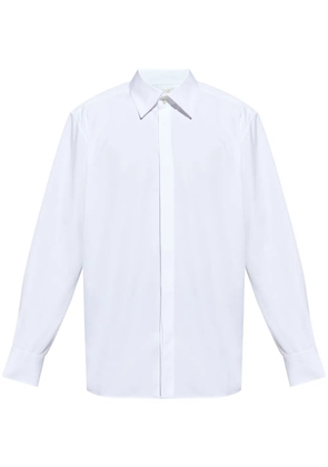 Saint Laurent cotton poplin shirt - White