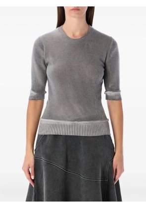 OUR LEGACY ribbed-details T-shirt - Grey