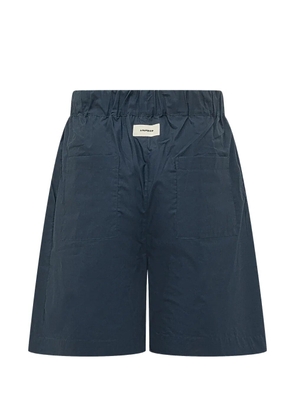 A Paper Kid logo-patch bermuda shorts - Blue