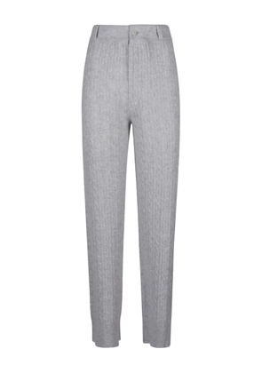Guest In Residence cable-knit pants - Grey