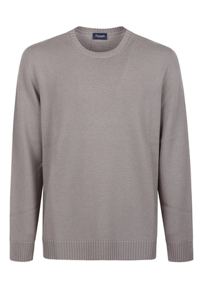 Drumohr ribbed crew-neck sweater - Grey