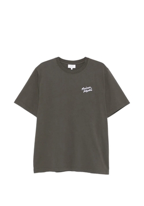 Maison Kitsuné crewneck logo T-shirt - Grey
