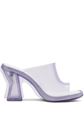 Marc Jacobs x Melissa 90mm transparent-design mules - Purple