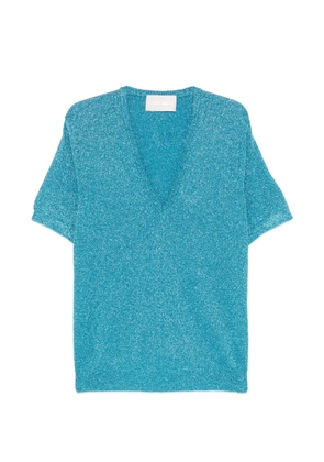 Circus Hotel V-neck T-shirt - Blue