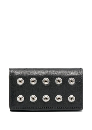 Diesel studded leather wallet - Black