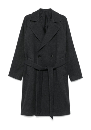 Tagliatore belted coat - Grey