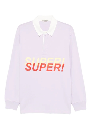 JW Anderson cotton polo shirt - Purple