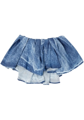 Diesel asymmetric denim skirt - Blue