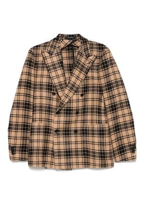 Tagliatore checked blazer - Brown