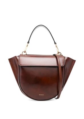 Wandler small Hortensia top-handle shoulder bag - Brown