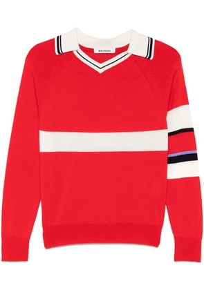 Wales Bonner Calm polo shirt - Red