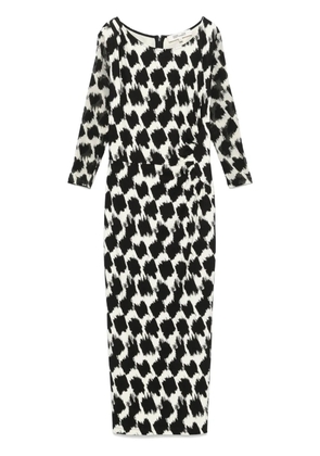 DVF Diane von Furstenberg Linea midi dress - Neutrals