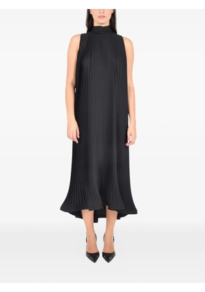 P.A.R.O.S.H. pleated tie dress - Black
