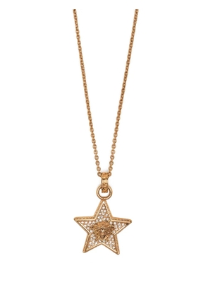 Versace Medusa Head star-pendant necklace - Gold